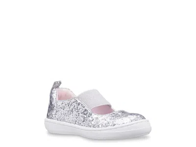 Nina Adey Mary Jane Sneaker Kids' In Silver Metallic