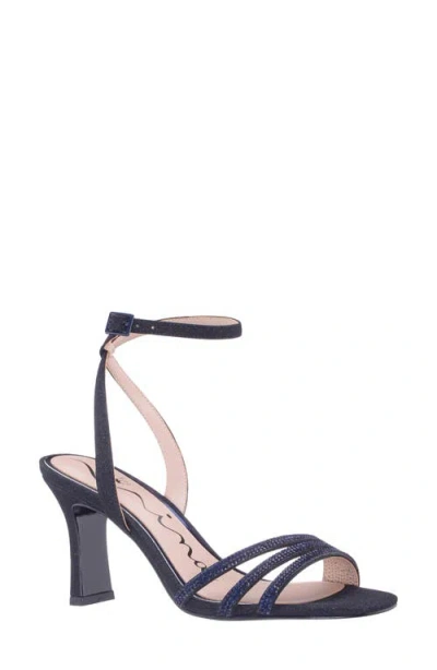 Nina Alfreda Ankle Strap Sandal In Blue