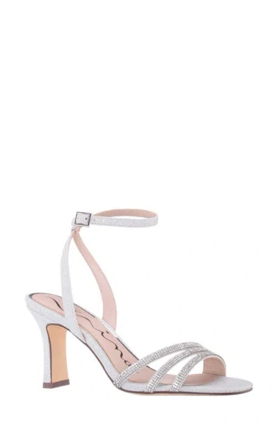 Nina Alfreda Ankle Strap Sandal In Silver