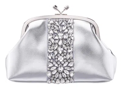 Nina Amalia Clutch In Silver