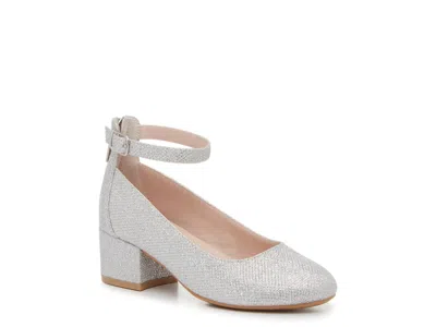 Nina Kids'  Amara Pump In Silver Metallic