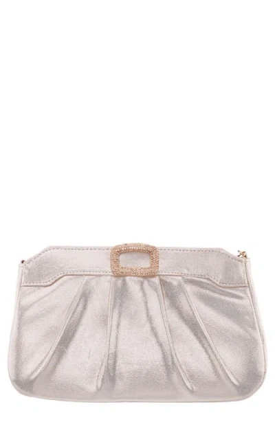 Nina Amy Clutch In Silver