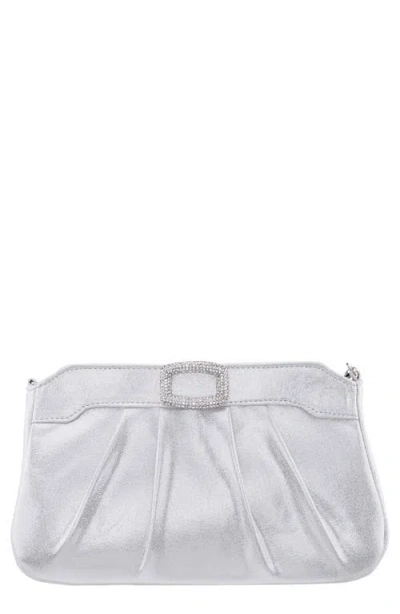 Nina Amy Clutch In Silver