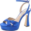 Nina Angie Ankle Strap Platform Sandal In Multi