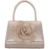 Nina Aubrey Top Handle Bag In Taupe