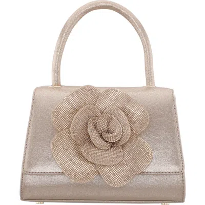 Nina Aubrey Top Handle Bag In Taupe