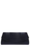 Nina Avis Pleated Classic Clutch In Blue