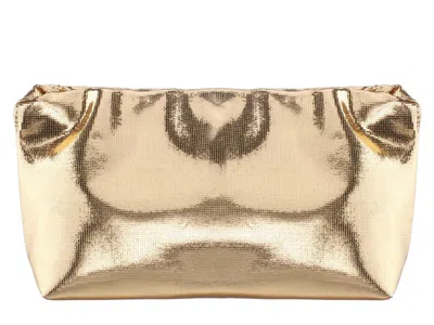 Nina Banks Clutch In Gold
