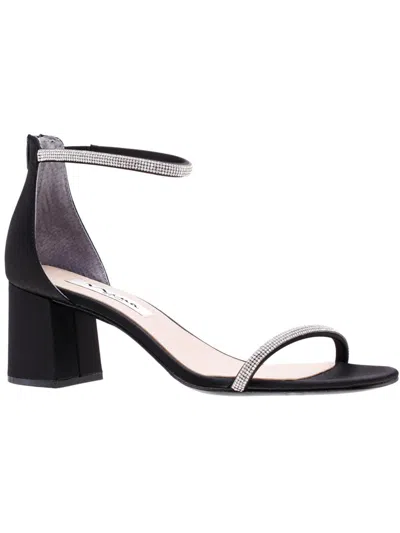 Nina Barby Womens Zipper Embellished Heels In Multi
