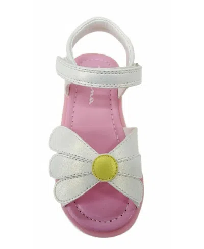 Nina Kids' Big Girls Cristle Sandals In White