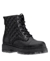 Nina Kids' Big Girls Diana Quilted Design Fashion Boot In Black