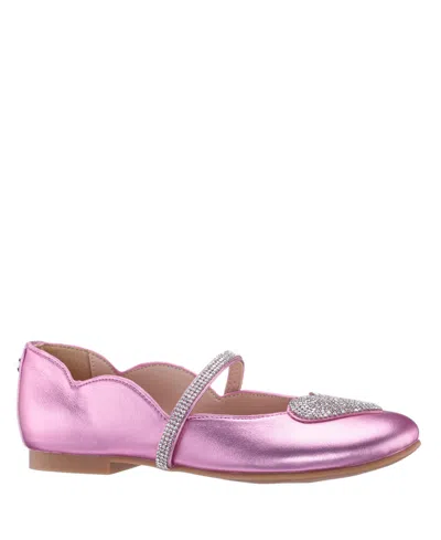 Nina Kids' Big Girls Diaz Ballet Flats In Pink