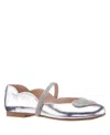 Nina Little Girls Diaz Ballet Flats In Silver