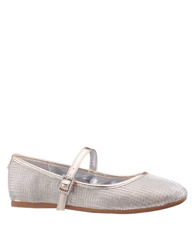 Nina Kids' Big Girls Wally Fashion Ballet In Platino