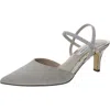 Nina Billie Womens Pointed Toe Comfy Kitten Heels In Multi