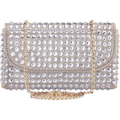 Nina Bixby Clutch In Platino