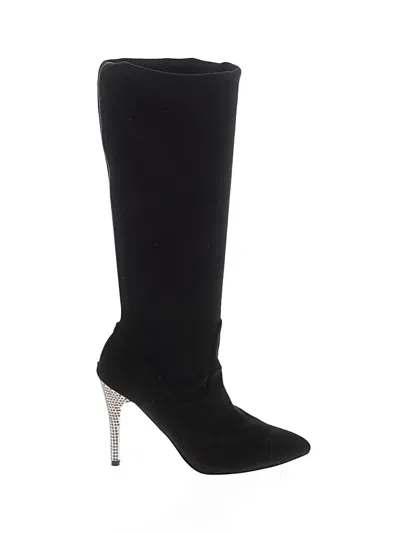 Pre-owned Nina Boots In Black
