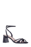 Nina Bracha Ankle Strap Sandal In Black