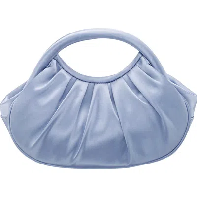 Nina Bren Top Handle Bag In Icy Blue