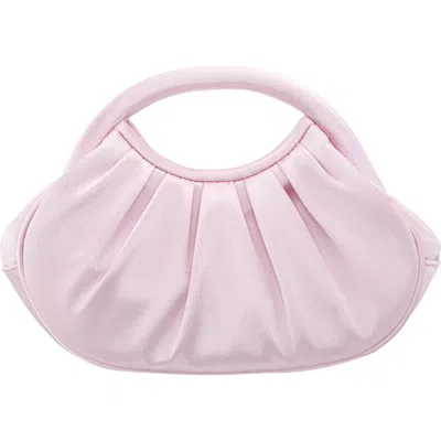 Nina Bren Top Handle Bag In Icy Pink