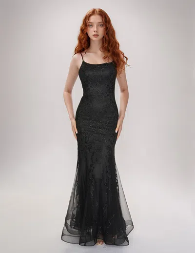 Nina Canacci 1588 Long Prom Formal Fitted Dress In Black