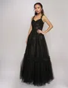 Nina Canacci 3272 Prom Long Formal Lace Dress In Black
