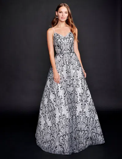 Nina Canacci 4304 A Line Long Prom Formal Dress In Multi