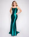Nina Canacci 6575 Formal Long Fitted Prom Dress In Green