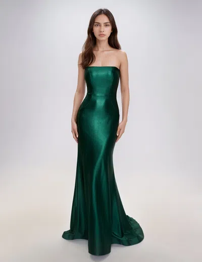 Nina Canacci 6675 Formal Long Prom Fitted Evening Dress In Green
