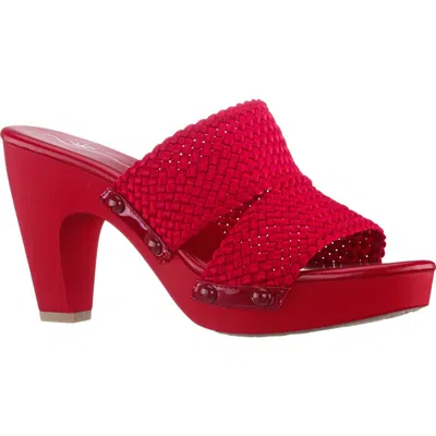 Nina Casino Sandal In Red