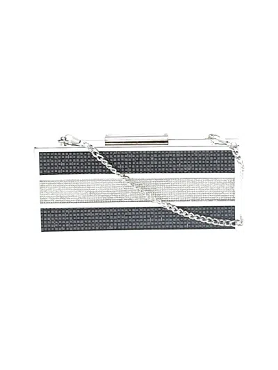 Pre-owned Nina Clutch In Silver