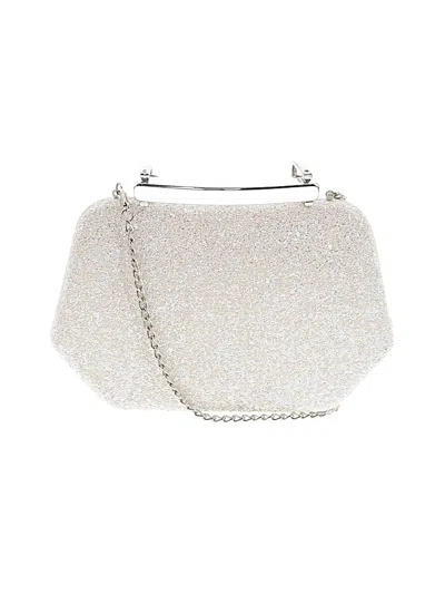 Pre-owned Nina Clutch In Silver