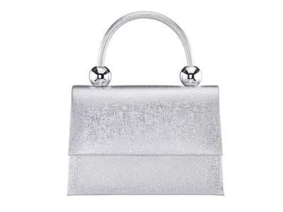 Nina Coby Satchel In Silver