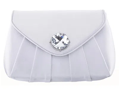 Nina Coralie Clutch In Silver