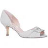 Nina Corrine Womens Peep Toe Slip On Heels