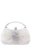 Nina Croc Embossed Minaudière