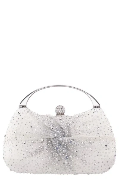 Nina Croc Embossed Minaudière
