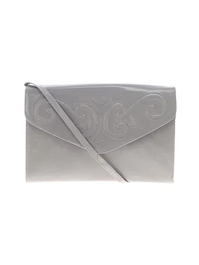Pre-owned Nina Crossbody Bag In Gray