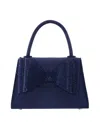 Nina Crystal Double Bow Handheld Satchel Bag
