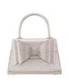 Nina Crystal Double Bow Handheld Satchel Bag