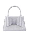Nina Crystal Double Bow Handheld Satchel Bag