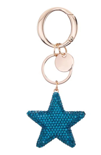 Nina Crystal Embellished Star Bag Charm In Multi