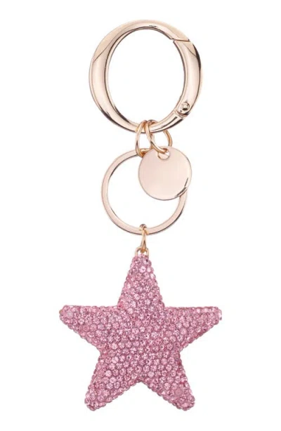 Nina Crystal Embellished Star Bag Charm In Gold