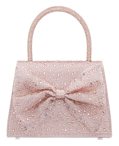 Nina Crystal Magnetic Snap Satchel Bag