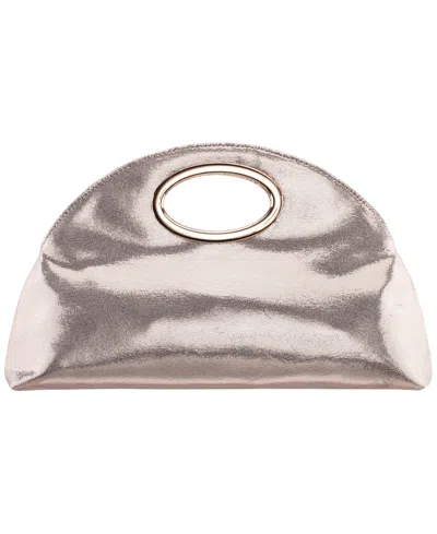 Nina Cut Out Handle Medium Clutch Handbag In Pink