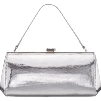 Nina Delsie-d Clutch In Silver