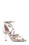 Nina Devyn Ankle Strap Sandal In Platino