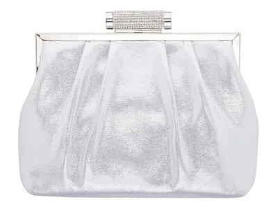 Nina Dorian Clutch In Silver