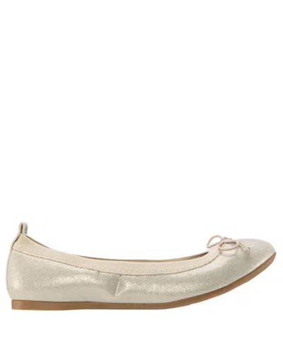 Nina Kids' Esther Big Girls Ballet In Platino Shimmer