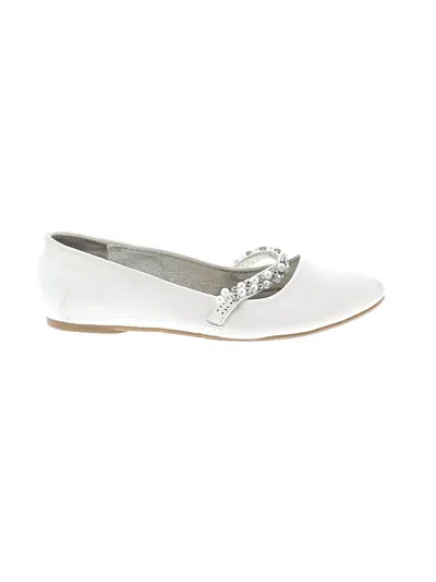 Pre-owned Nina Flats In White